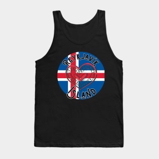 Reykjavik T-Shirt, Iceland T-Shirt, Island T-Shirt Tank Top